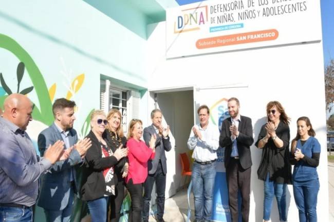 Bernarte inauguró la Subsede de la Defensoría de los derechos de niños, niñas y adolescentes