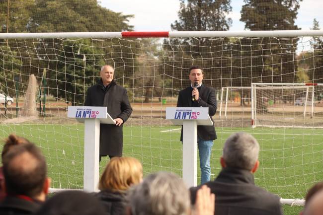 De Loredo presentó junto a Baldassi un paquete de medidas deportivas