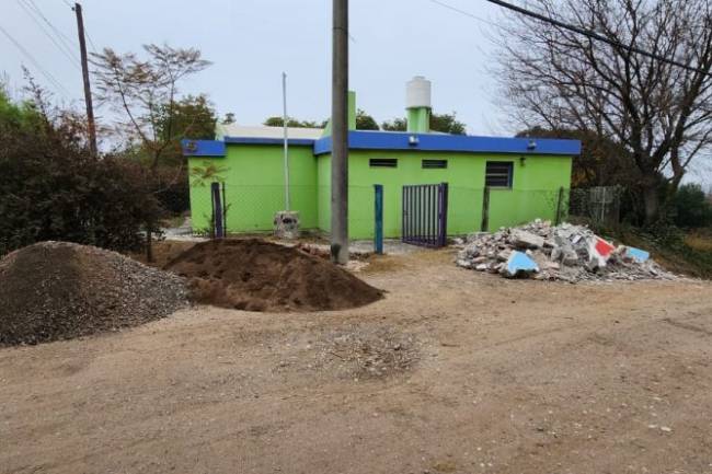 Agua de Oro: realizan obras de remodelación en la ex sede de la guardería municipal 