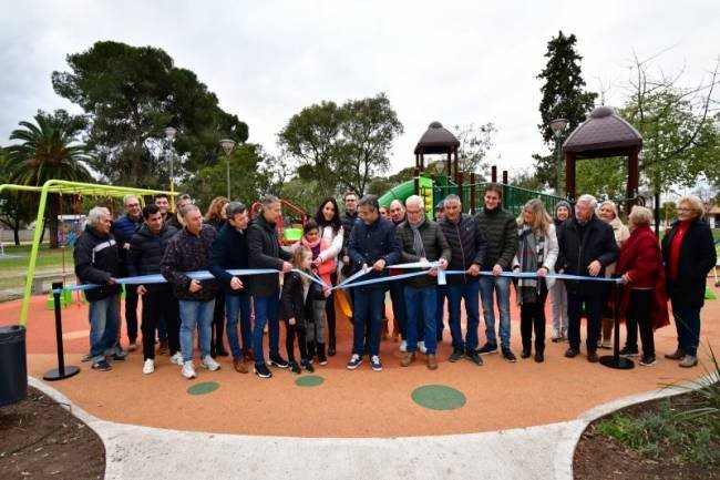 Bernarte inauguró  un nuevo espacio refuncionalizado para la niñez