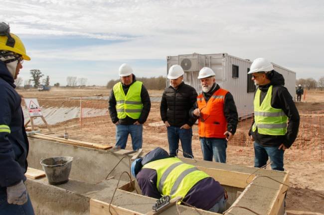 Destacado avance de la obra del Centro de Gestión Ambiental