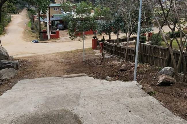 En Agua de Oro, avanza la obra del nuevo Paseo peatonal San Vicente Ferrer 