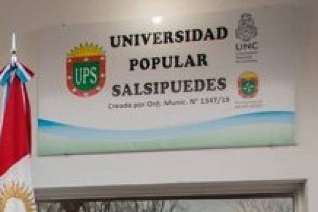 Salsipuedes: La Universidad Popular brindará nuevas capacitaciones a partir de agosto