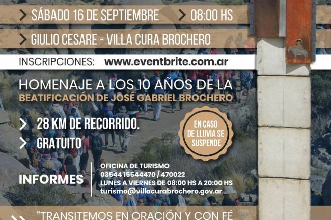 10º PEREGRINACIÓN “EL CAMINO DE BROCHERO”