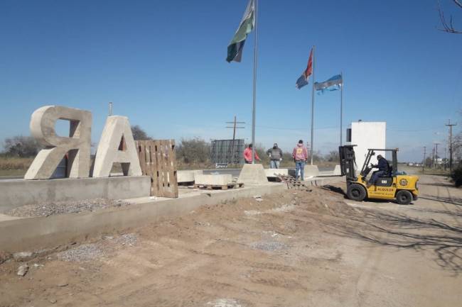 Arroyito: Trabajan en mejorar el ingreso oeste a la ciudad