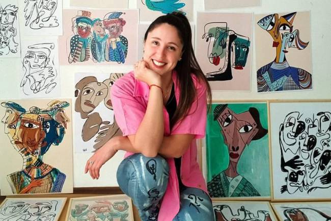 Joven artista uruguaya hará la "Ruta Picasso" y expondrá en Paris