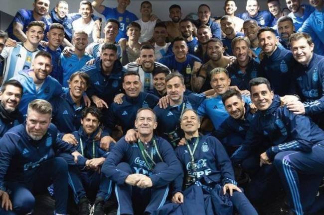 Messi también en las redes