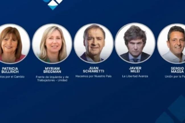 Se viene el primer debate de los candidatos a presidente