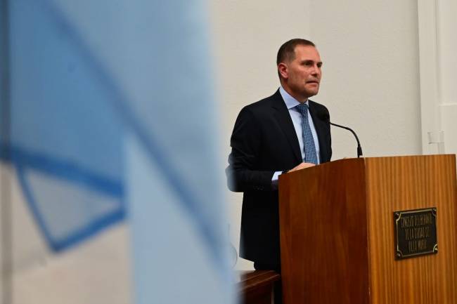 Martín Gill expuso su último y completo informe de gestión
