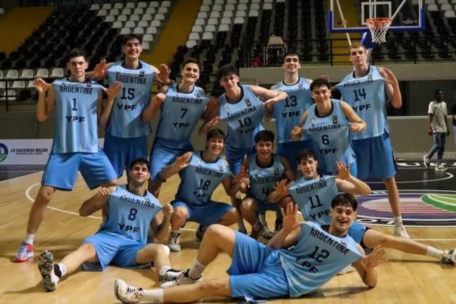 Argentina goleó a Venezuela en basquetbol juvenil y obtuvo el sudamericano