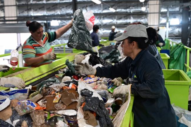 En 4 meses, el Centro de Gestión Ambiental logró recuperar una  extraordinaria cantidad de residuos