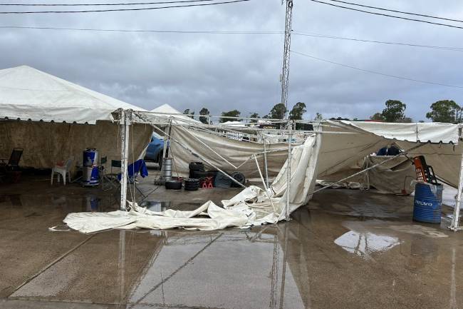 Intenso temporal azotó Rio Cuarto