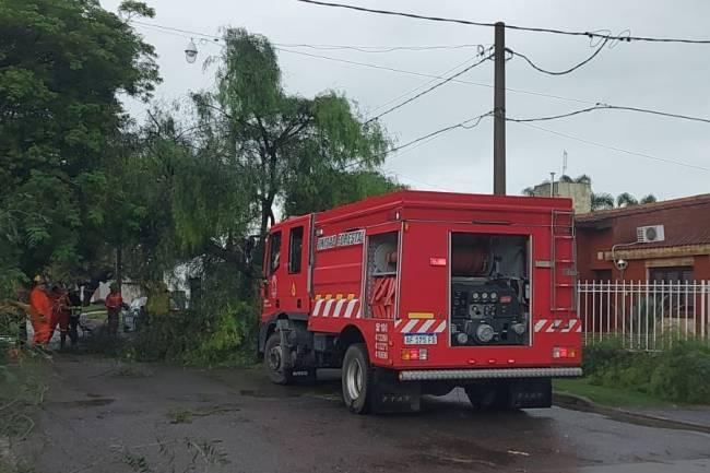 Severa tormenta azotó a Bell Ville