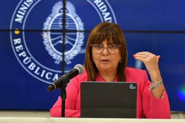 La ministra Bullrich reclamó la expulsión inmediata de los extranjeros que delinquen