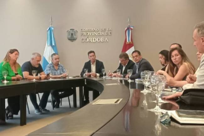 Intendentes de Sierras Chicas se reunieron con el Ministro de Gobierno de Córdoba