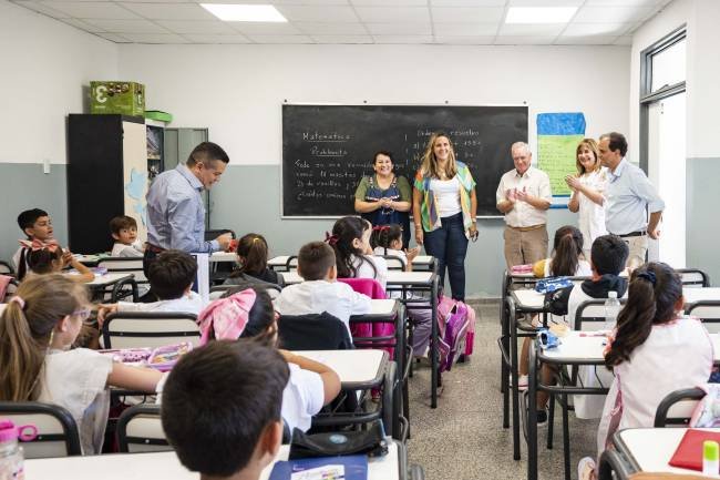 En 40 edificios educativos se concretó un objetivo fundamerntal