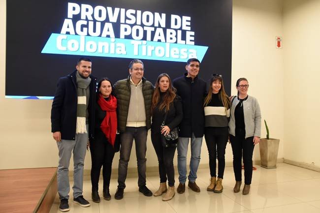 Colonia Tirolesa: Mejorarán el sistema de distribución de agua potable para dos barrios