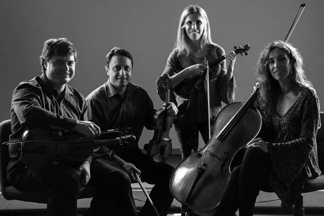 Cuarteto de cuerdas “Numen” en concierto con giros de música popular