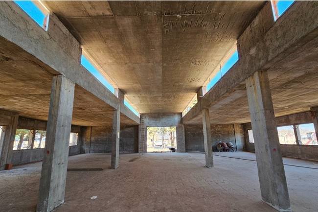 Huinca Renancó: Avanzan las obras en la nueva escuela Proa y en el Hospital René Favaloro