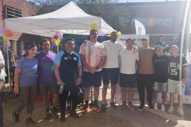 Reconocidos  deportistas cordobeses participaron de una actividad de concientización sobre la Fibrosis Quística
