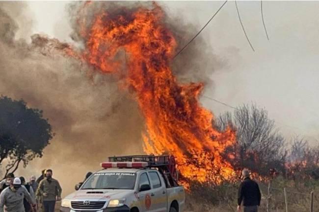 Hay un detenido por los incendios en Capilla del Monte