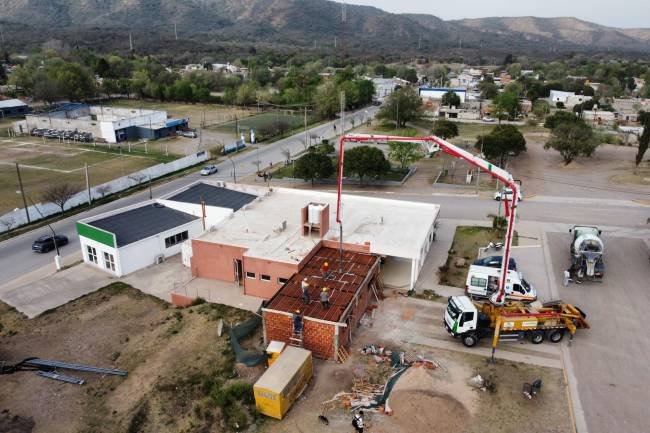 Malagueño: Avanza la ampliación del Centro de Salud de B° San Nicolás