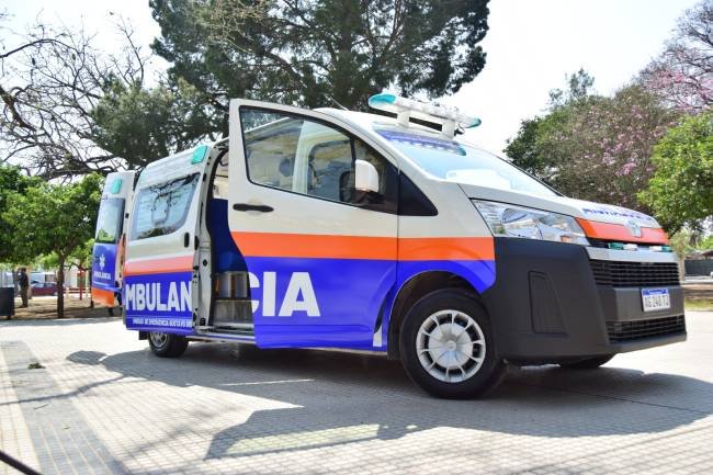 Villa Dolores: Se fortalece el servicio de salud con una moderna ambulancia