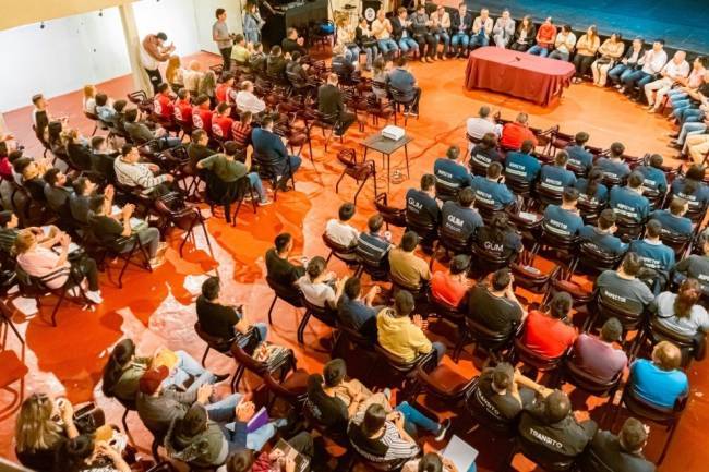 En Déan Funes, capacitaron a más de 100 aspirantes para las guardias locales
