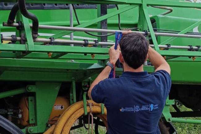 Se realizaron controles de oficio y clausura de maquinaria en Colonia Caroya