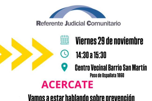 Referentes Judiciales en Barrio San Martin darán una capacitación sobre prevención de estafas virtuales  