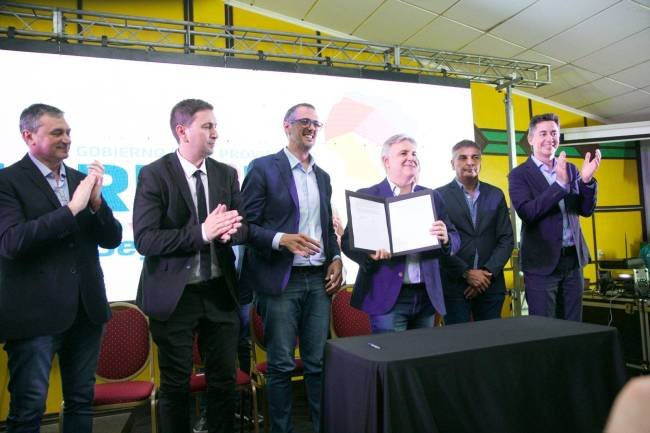 El Gobernador Martín Llaryora visitó Morteros con importantes anuncios y aportes para el desarrollo de la ciudad