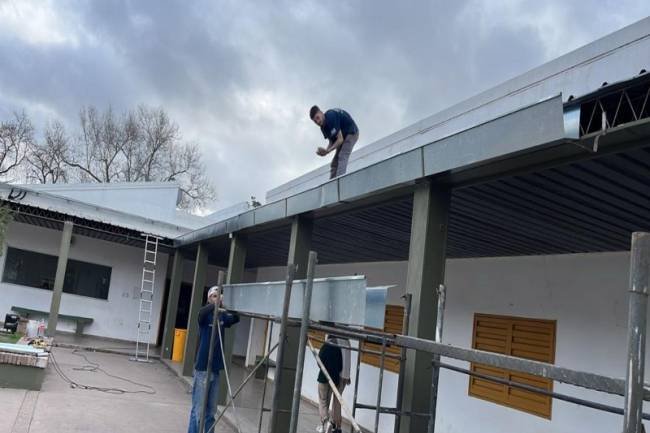 Con el Fodemeep, el Municipio concretó más de 140 intervenciones  en el mantenimiento y mejoras de la infraestructura de los colegios de San Francisco