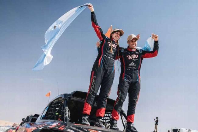 Dakar:  matrimonio cordobés dominó el challenger de punta a punta