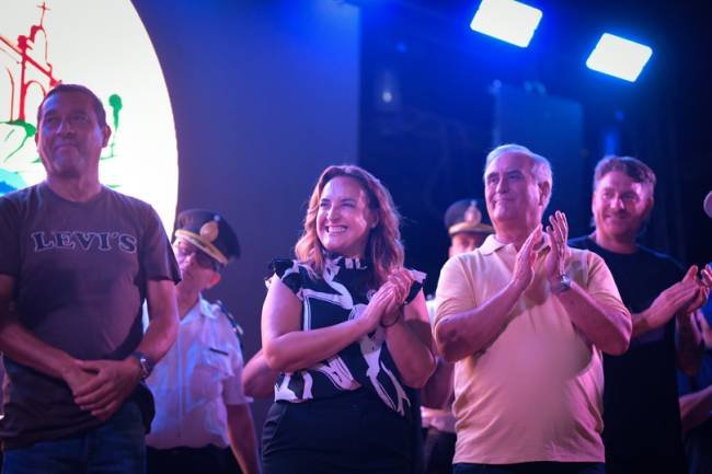 Myrian Prunotto estuvo presente  en la Fiesta Patronal de Caminiaga