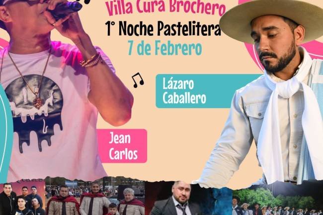 Llega la 29° EDICIÓN DEL FESTIVAL DEL PASTELITERO en Villa Cura Brochero