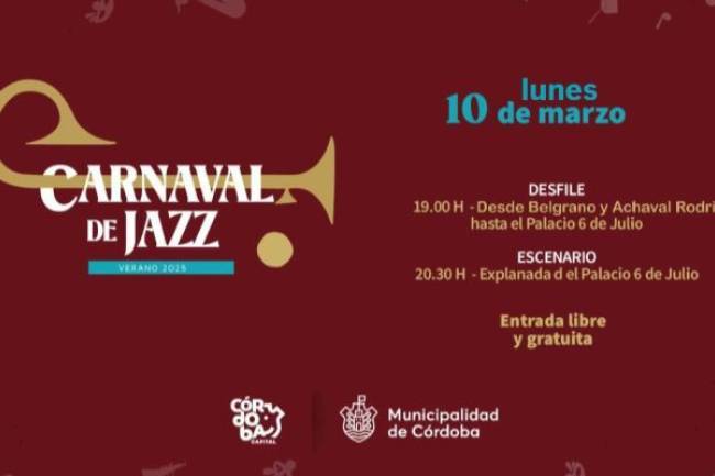 Carnaval de Jazz 2025: este lunes vuelve el festival que llena de música y color las calles de Güemes y el centro de Córdoba
