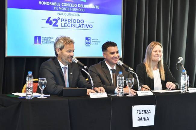Monte Hermoso: El Intendente Arranz realizó la Apertura de Sesiones Ordinarias del Concejo Deliberante