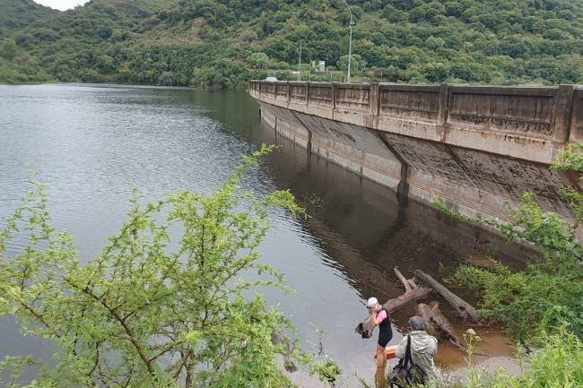 Llevan tranquilidad a los vecinos ante la inminente apertura de las válvulas del Dique La Quebrada