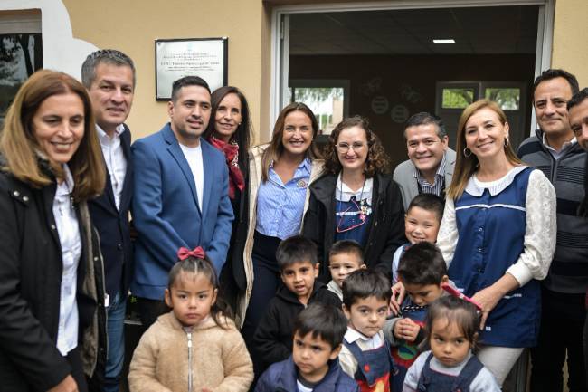 En Comuna El Rodeo, Prunotto inauguró un jardín de infantes