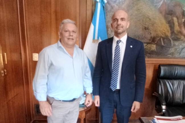 El Intendente Benedetti  viajó a Buenos Aires para reunirse con el Secretario de Transporte de la Nación