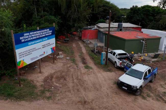 Colonia Tirolesa: Últimos detalles de la obra de distribución de agua potable