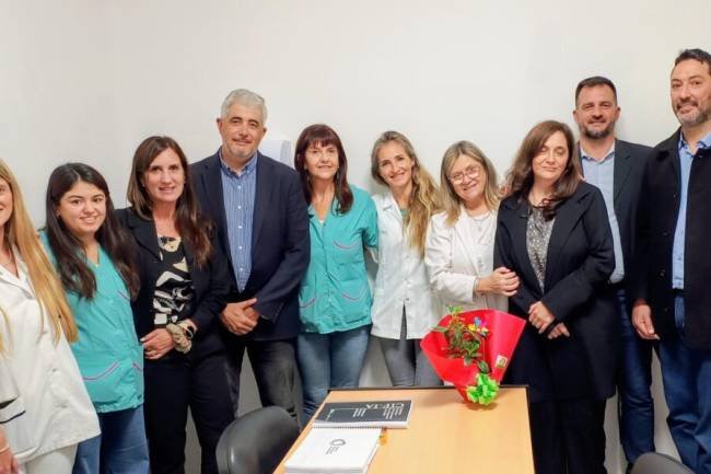 El ministro Pieckenstainer habilitó la nueva Junta de Discapacidad en Corral de Bustos
