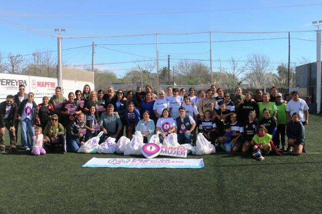 En La Carlota, activaron el programa Mujeres a la Cancha
