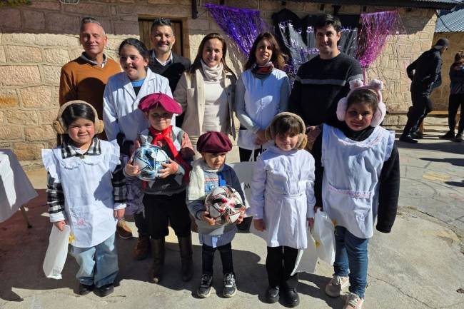 Myrian Prunotto acompañó el fin de ciclo lectivo en la escuela del Champaquí