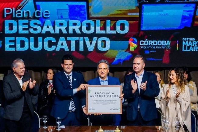 Córdoba, modelo educativo: reconocen a la Provincia por su Compromiso Alfabetizador