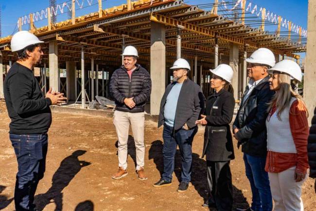 Gran avance de la construcción de la sede Villa Dolores de la Universidad Provincial