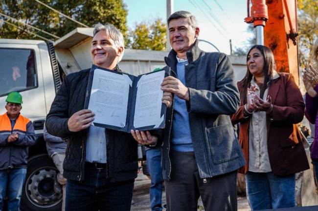 Llaryora y Passerini lanzan plan integral de obras para mejorar la calidad de vida en el sur de la ciudad de Córdoba