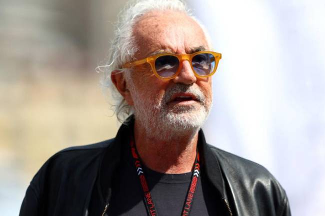 Briatore en llamas con Franco