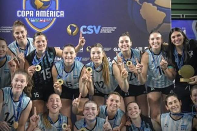 Vóley: Las panteras argentinas campeonas de América