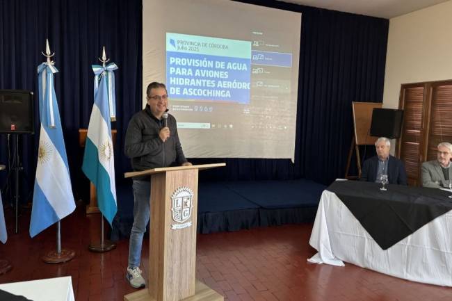 Impulsan obra en Ascochinga para proteger el norte de Córdoba de incendios